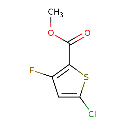 2-Thiophenecarboxylic acid, 5-chloro-3-fluoro-, methyl ester