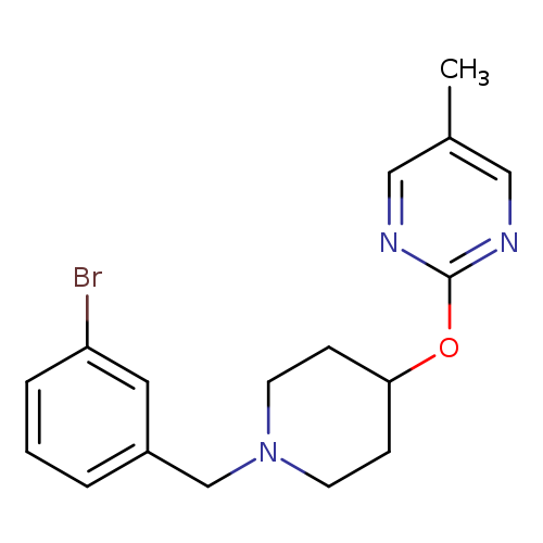 2-({1-[(3-bromophenyl)methyl]piperidin-4-yl}oxy)-5-methylpyrimidine