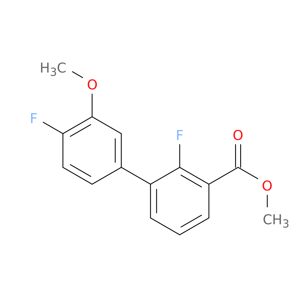 Methyl 2-fluoro-3-(4-fluoro-3-methoxyphenyl)benzoate