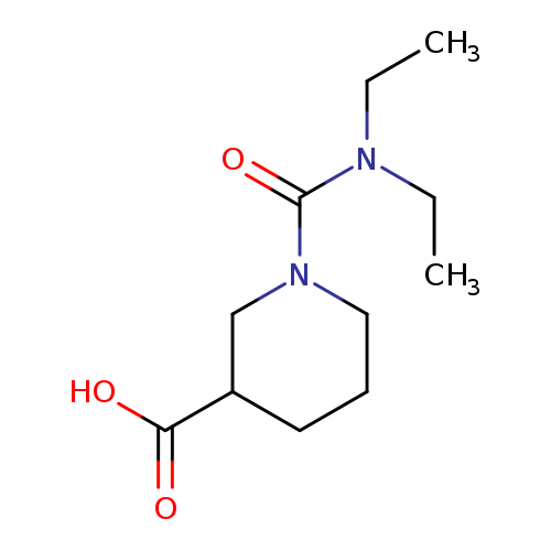 1-(diethylcarbamoyl)piperidine-3-carboxylic acid