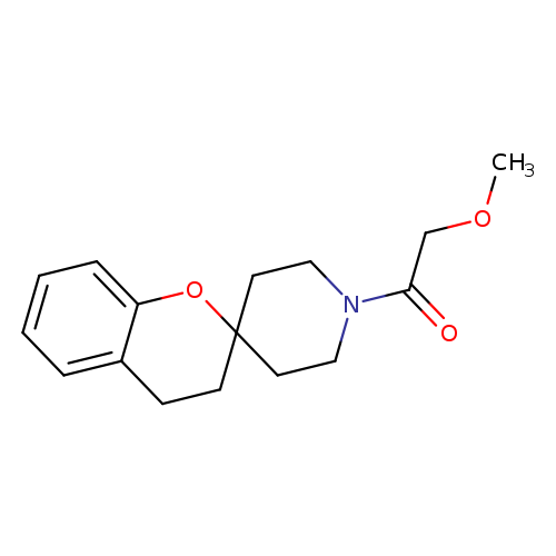 1-{3,4-dihydrospiro[1-benzopyran-2,4'-piperidine]-1'-yl}-2-methoxyethan-1-one