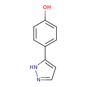 4-(1H-pyrazol-5-yl)phenol