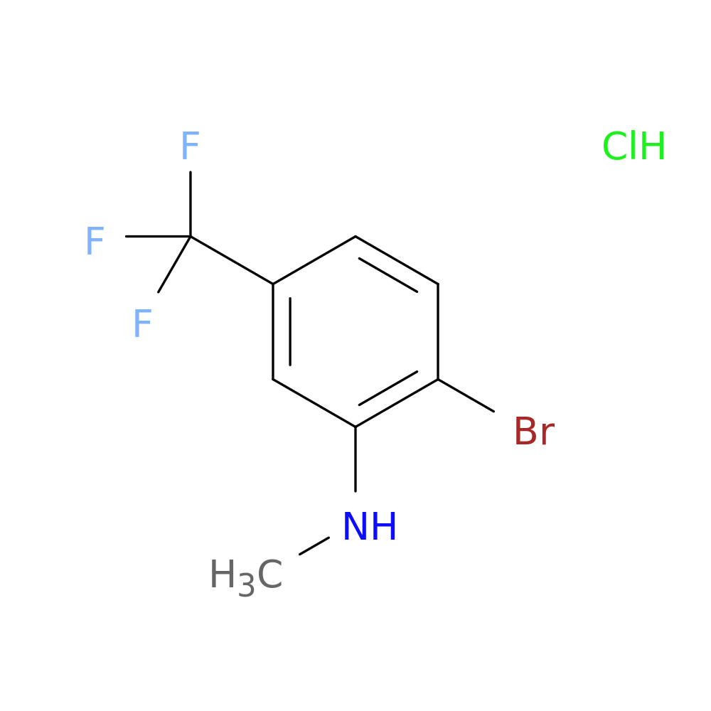 N-Methyl 2-bromo-5-(trifluoromethyl)aniline, HCl