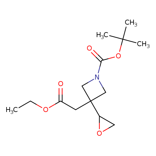 tert-butyl 3-(2-ethoxy-2-oxoethyl)-3-(oxiran-2-yl)azetidine-1-carboxylate