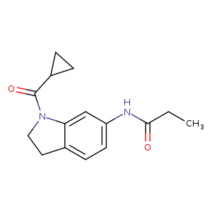 N-(1-cyclopropanecarbonyl-2,3-dihydro-1H-indol-6-yl)propanamide