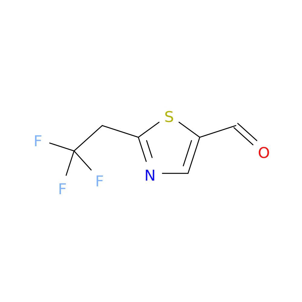 2-(2,2,2-trifluoroethyl)-1,3-thiazole-5-carbaldehyde