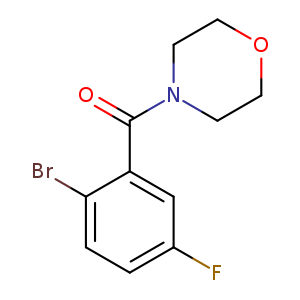 2-(Morpholine-4-carbonyl)-4-fluoro-1-bromobenzene