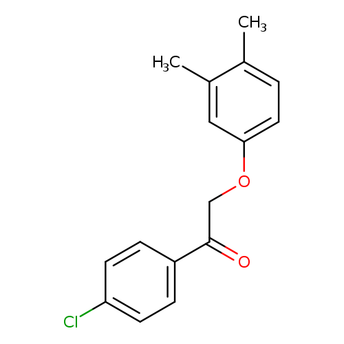 1-(4-chlorophenyl)-2-(3,4-dimethylphenoxy)ethanone