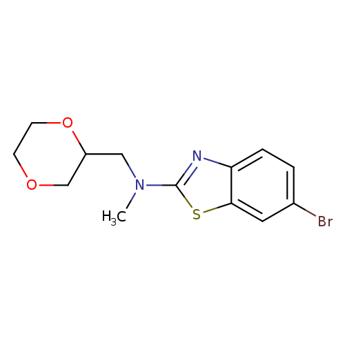 6-bromo-N-[(1,4-dioxan-2-yl)methyl]-N-methyl-1,3-benzothiazol-2-amine