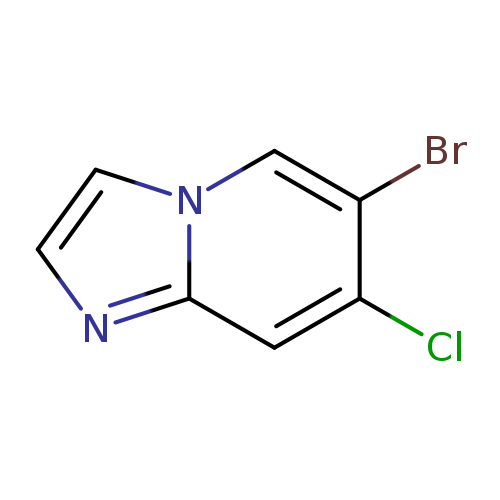 IMidazo[1,2-a]pyridine, 6-broMo-7-chloro-
