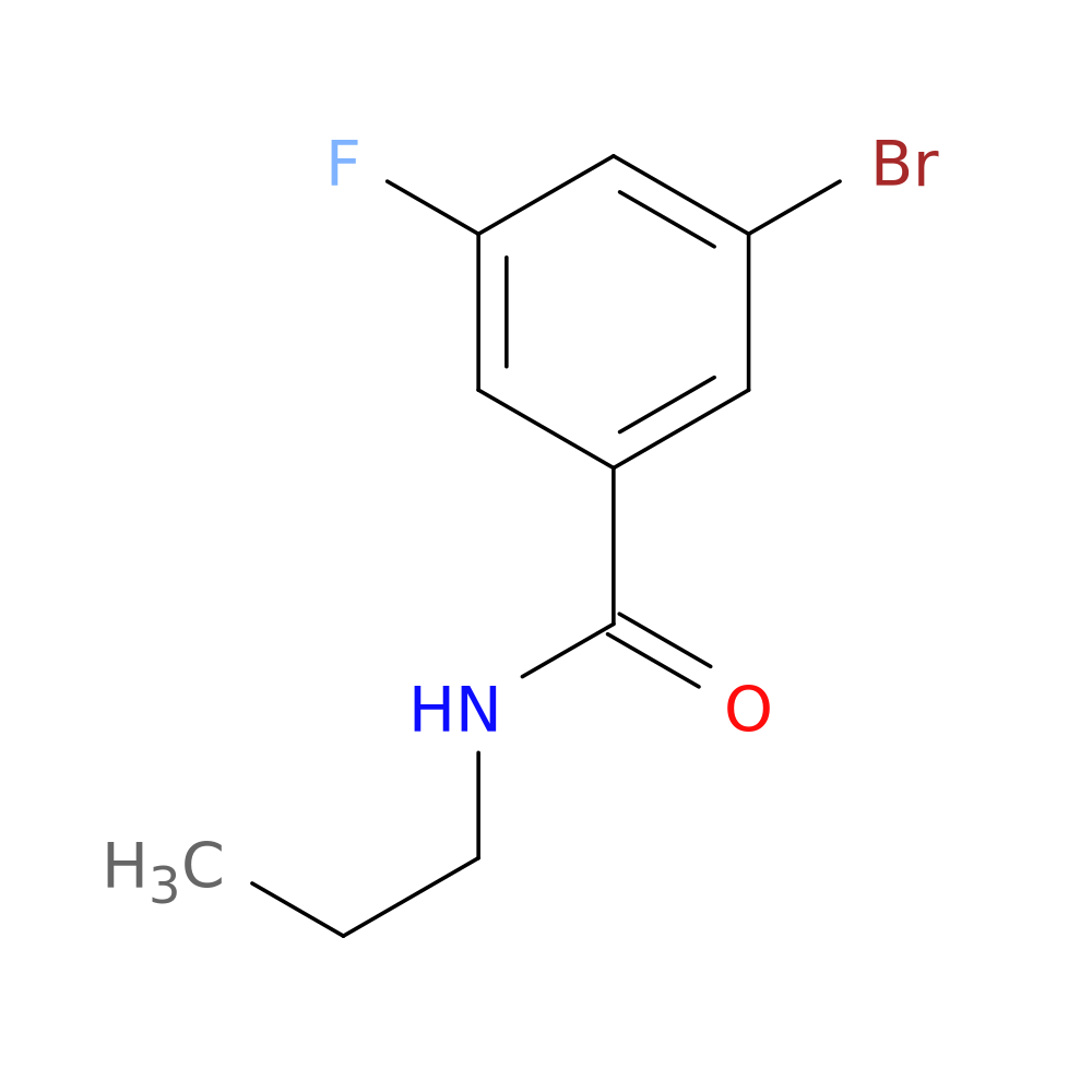 3-Bromo-5-fluoro-N-propylbenzamide