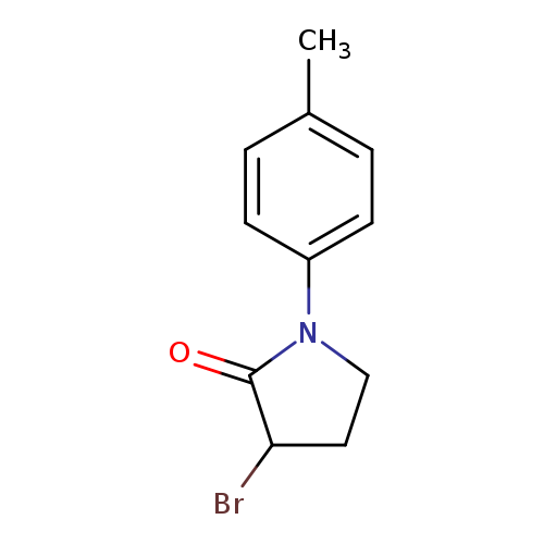 3-bromo-1-(4-methylphenyl)pyrrolidin-2-one