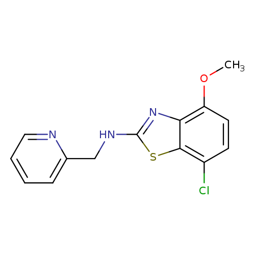 7-Chloro-4-methoxy-n-(pyridin-2-ylmethyl)benzo[d]thiazol-2-amine