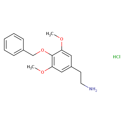 2-[4-(benzyloxy)-3,5-dimethoxyphenyl]ethan-1-amine hydrochloride