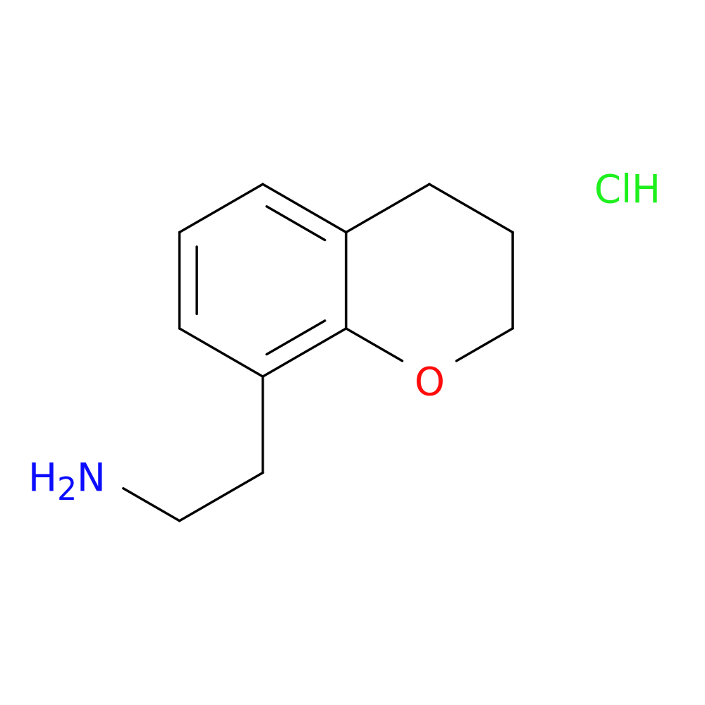 2-(3,4-dihydro-2H-1-benzopyran-8-yl)ethan-1-amine hydrochloride