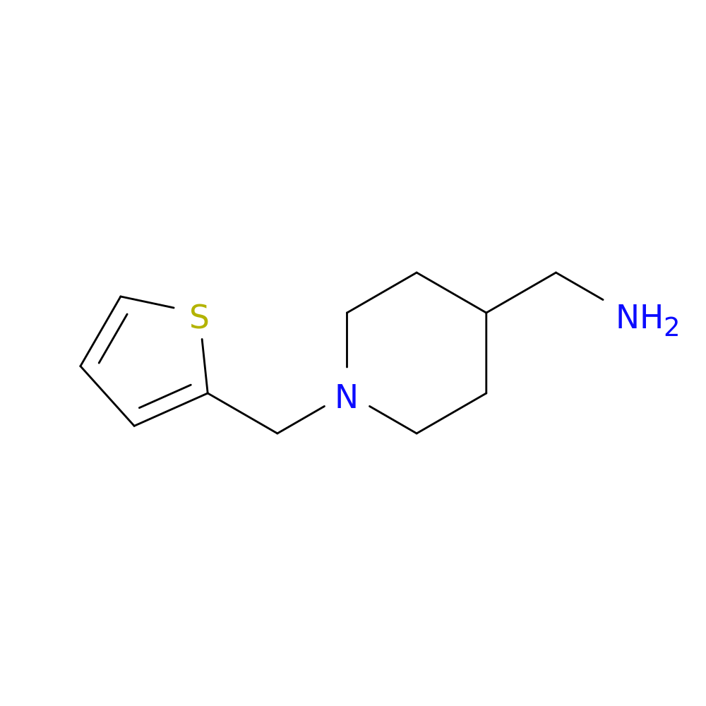 [1-(Thiophen-2-ylmethyl)piperidin-4-yl]methanamine