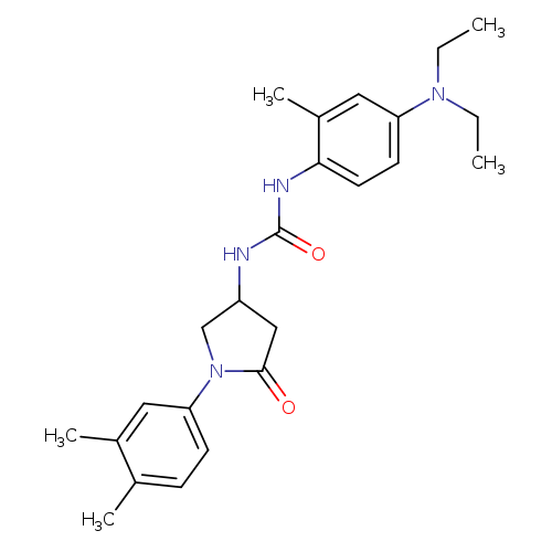 1-[4-(diethylamino)-2-methylphenyl]-3-[1-(3,4-dimethylphenyl)-5-oxopyrrolidin-3-yl]urea
