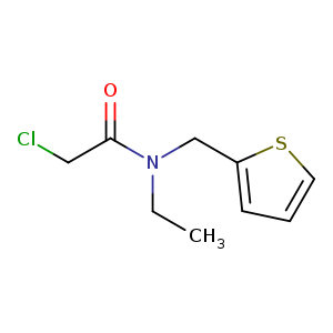 2-chloro-N-ethyl-N-[(thiophen-2-yl)methyl]acetamide
