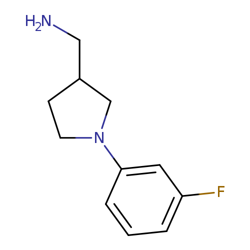 [1-(3-fluorophenyl)pyrrolidin-3-yl]methanamine