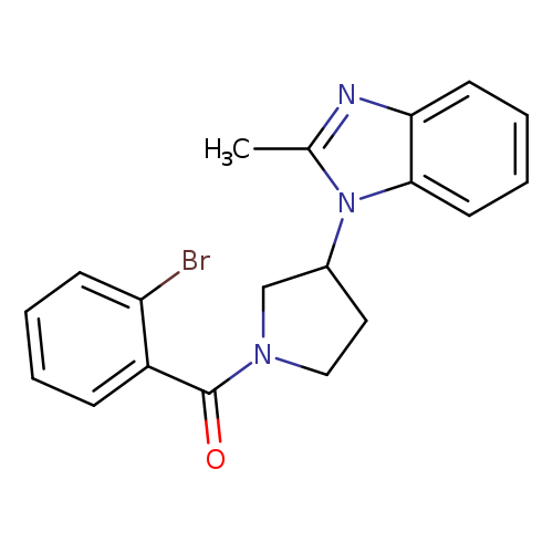1-[1-(2-bromobenzoyl)pyrrolidin-3-yl]-2-methyl-1H-1,3-benzodiazole