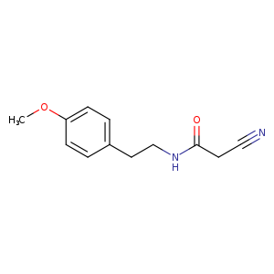 2-Cyano-n-[2-(4-methoxyphenyl)ethyl]acetamide