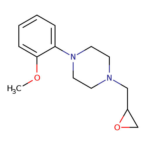 1-(2-methoxyphenyl)-4-[(oxiran-2-yl)methyl]piperazine
