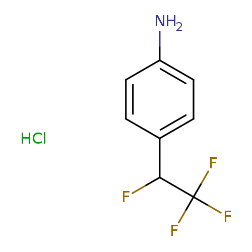 4-(1,2,2,2-tetrafluoroethyl)aniline hydrochloride