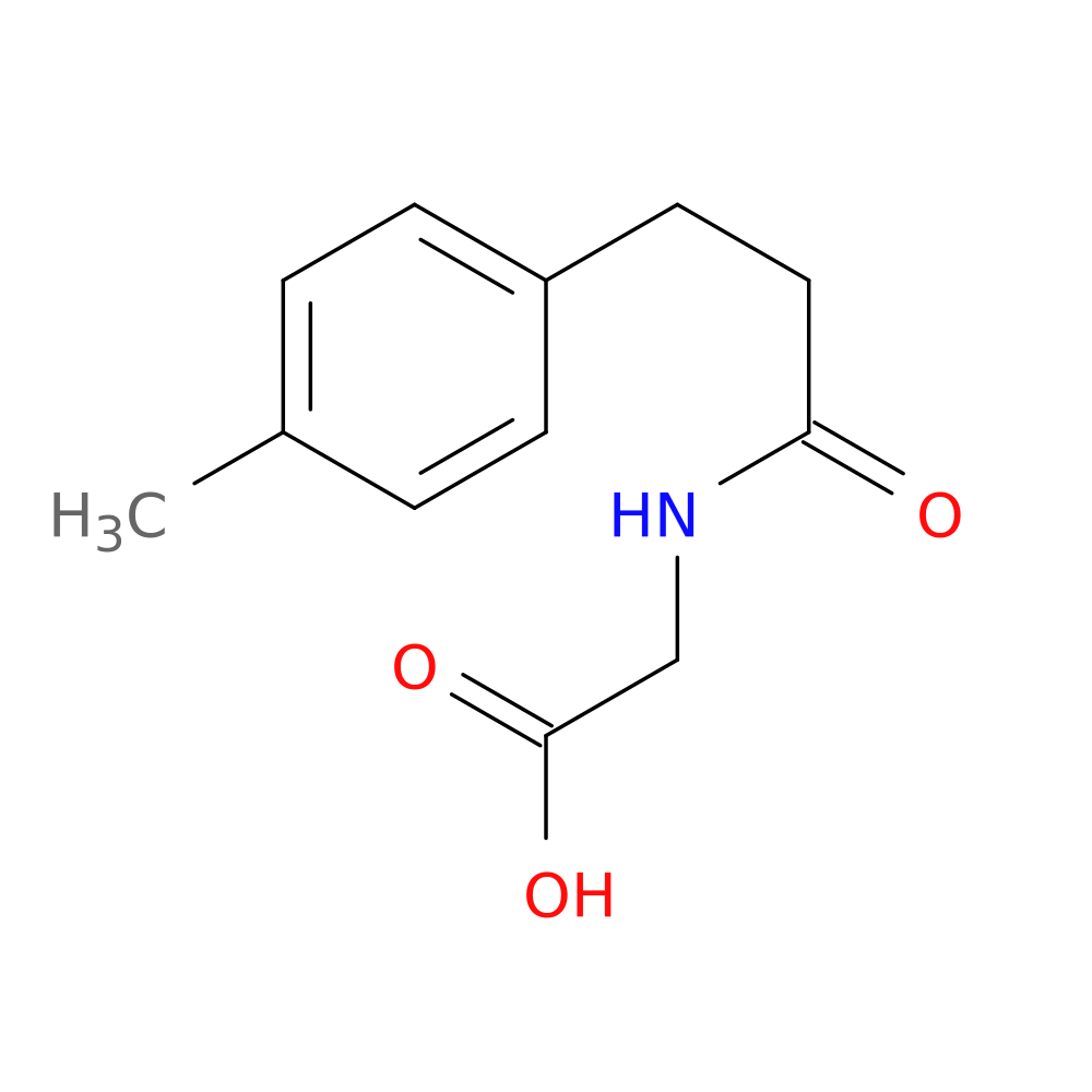 2-[3-(4-Methylphenyl)propanamido]acetic acid