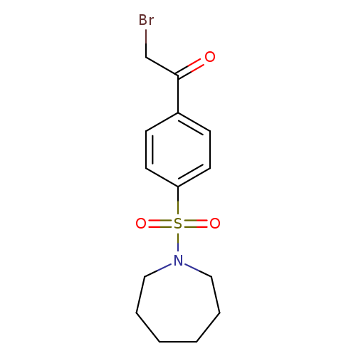 1-[4-(azepane-1-sulfonyl)phenyl]-2-bromoethan-1-one