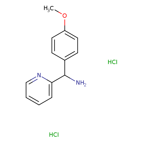 1-(4-methoxyphenyl)-1-(pyridin-2-yl)methanaminedihydrochloride