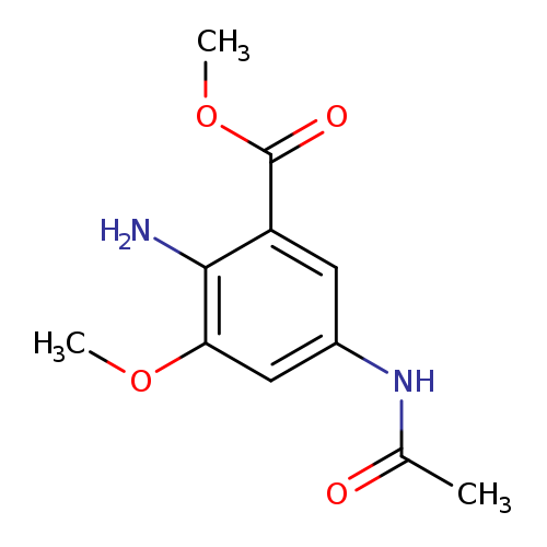 methyl 2-amino-5-acetamido-3-methoxybenzoate