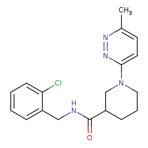 N-[(2-chlorophenyl)methyl]-1-(6-methylpyridazin-3-yl)piperidine-3-carboxamide