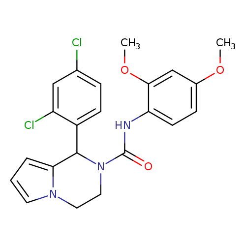 1-(2,4-dichlorophenyl)-N-(2,4-dimethoxyphenyl)-1H,2H,3H,4H-pyrrolo[1,2-a]pyrazine-2-carboxamide