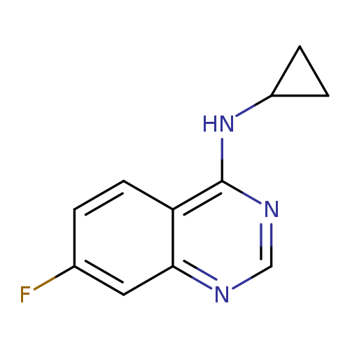 N-cyclopropyl-7-fluoroquinazolin-4-amine