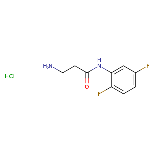 N~1~-(2,5-difluorophenyl)-beta-alaninamide hydrochloride