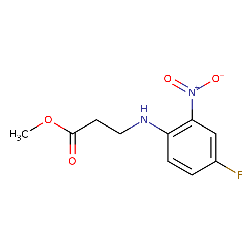 methyl 3-[(4-fluoro-2-nitrophenyl)amino]propanoate