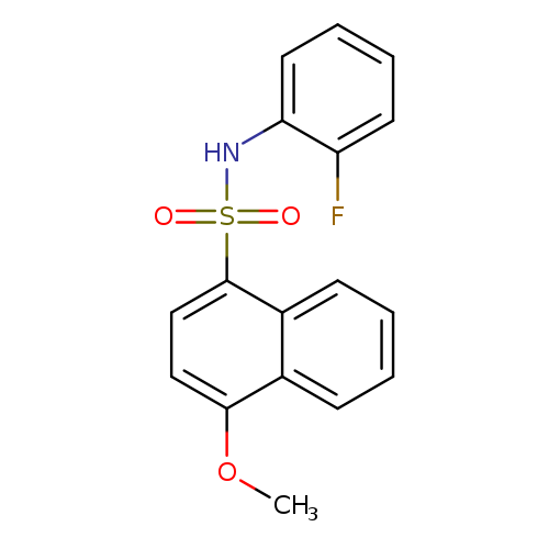 N-(2-fluorophenyl)-4-methoxynaphthalene-1-sulfonamide