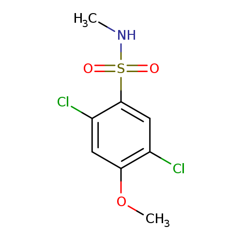 2,5-dichloro-4-methoxy-N-methylbenzene-1-sulfonamide