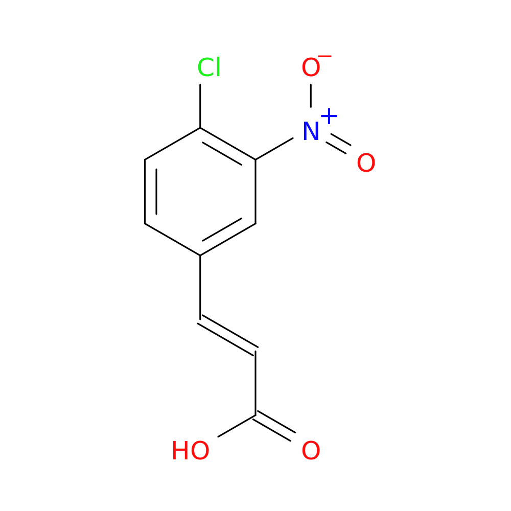 (E)-3-(4-Chloro-3-nitrophenyl)acrylic acid