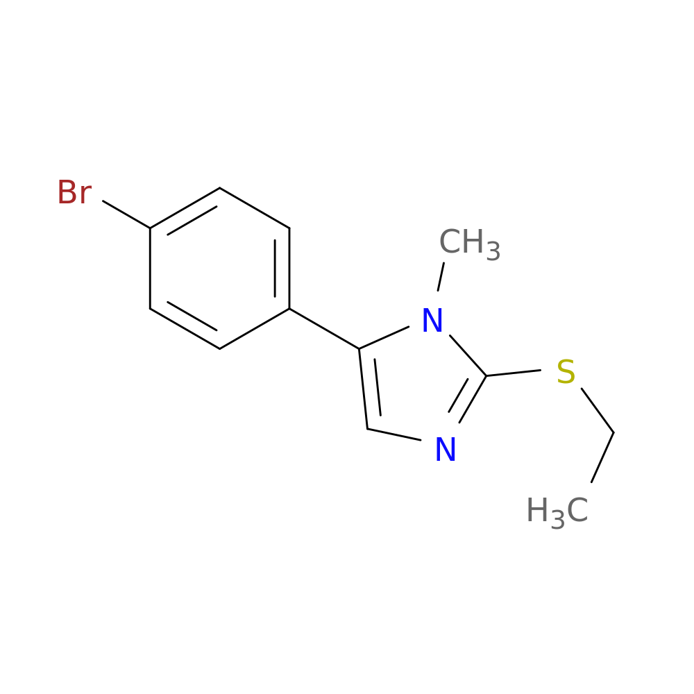 5-(4-bromophenyl)-2-(ethylsulfanyl)-1-methyl-1H-imidazole