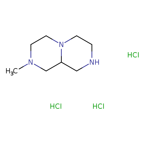 2H-Pyrazino[1,2-a]pyrazine, octahydro-2-methyl-, hydrochloride (1:3)