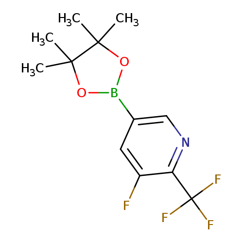 3-fluoro-5-(tetramethyl-1,3,2-dioxaborolan-2-yl)-2-(trifluoromethyl)pyridine