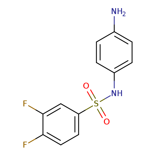 N-(4-aminophenyl)-3,4-difluorobenzene-1-sulfonamide