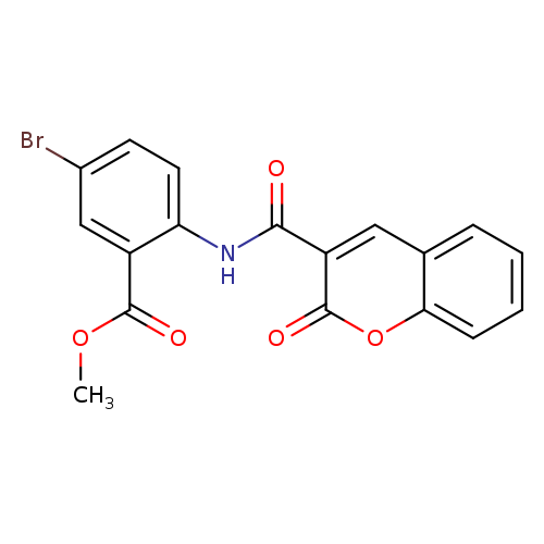 methyl 5-bromo-2-(2-oxo-2H-chromene-3-amido)benzoate