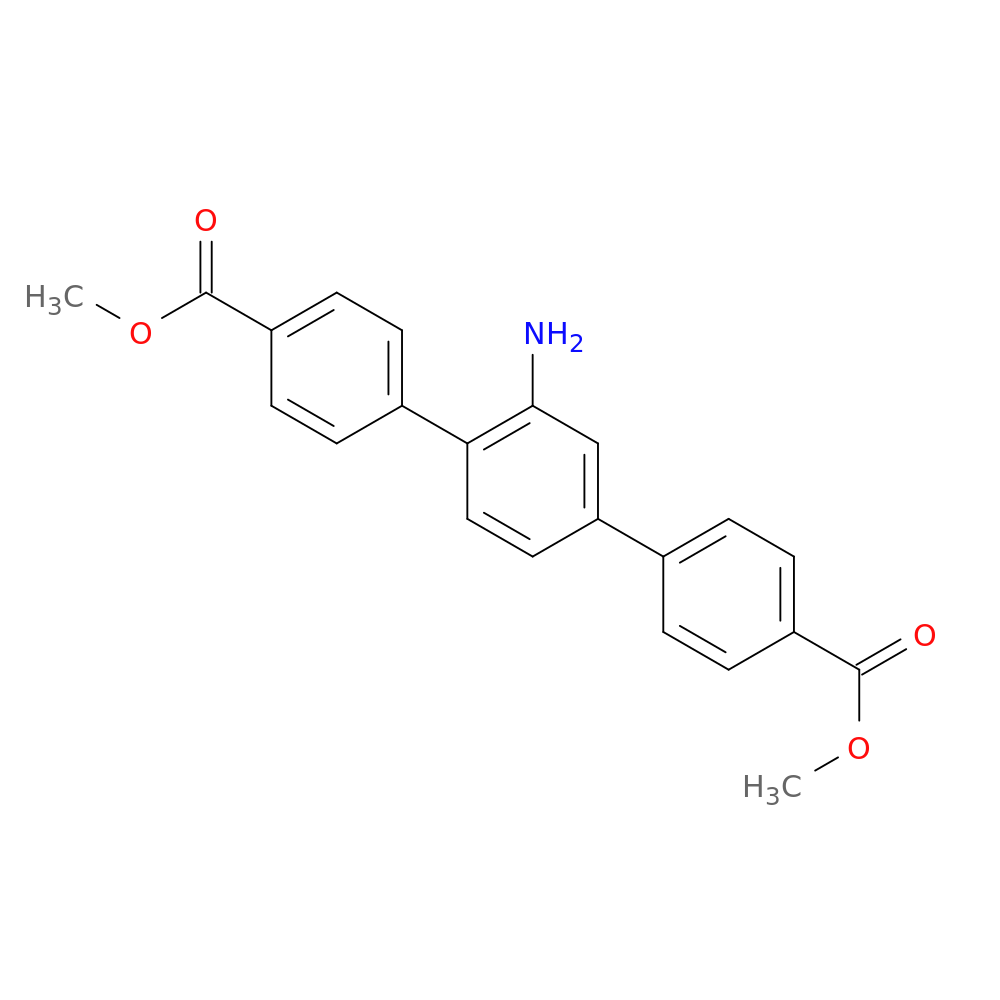 [1,1'':4'',1''''-Terphenyl]-4,4''''-dicarboxylic acid, 2''-amino-, 4,4''''-dimethyl ester