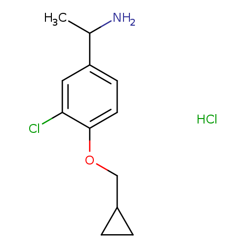 1-(3-Chloro-4-cyclopropylmethoxy-phenyl)-ethylamine hydrochloride