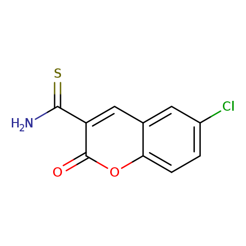 6-chloro-2-oxo-2H-chromene-3-carbothioamide