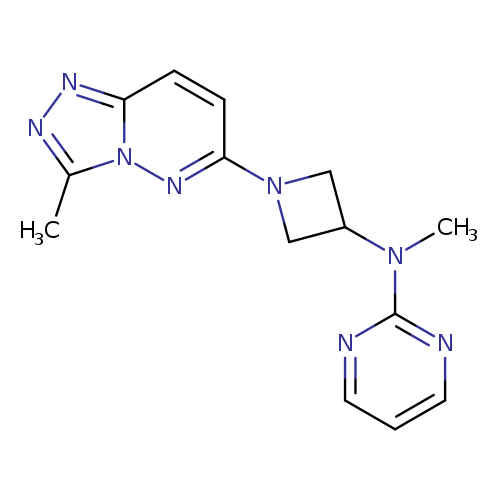 N-methyl-N-(1-{3-methyl-[1,2,4]triazolo[4,3-b]pyridazin-6-yl}azetidin-3-yl)pyrimidin-2-amine