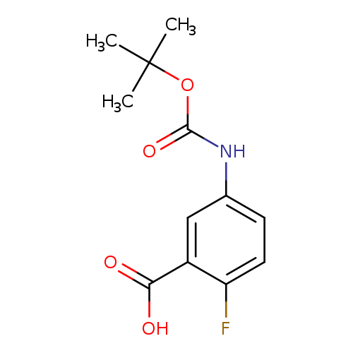Benzoic acid, 5-[[(1,1-dimethylethoxy)carbonyl]amino]-2-fluoro-