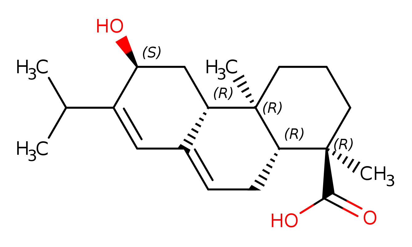 (1R,4aR,4bR,6S,10aR)-1,2,3,4,4a,4b,5,6,10,10a-Decahydro-6-hydroxy-1,4a-dimethyl-7-(1-methylethyl)-1-phenanthrenecarboxylic acid